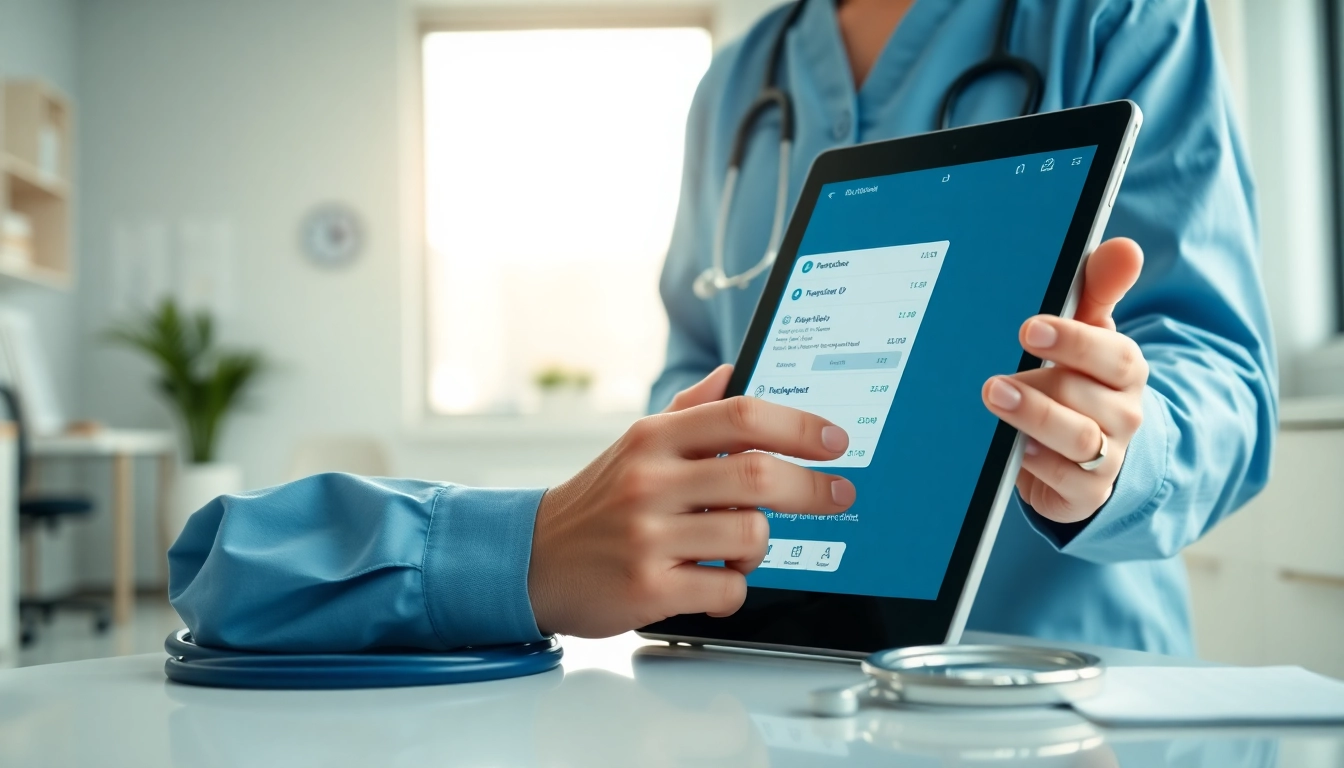 Optimize apps for electronic prescriptions for healthcare providers with a professional tablet setup.