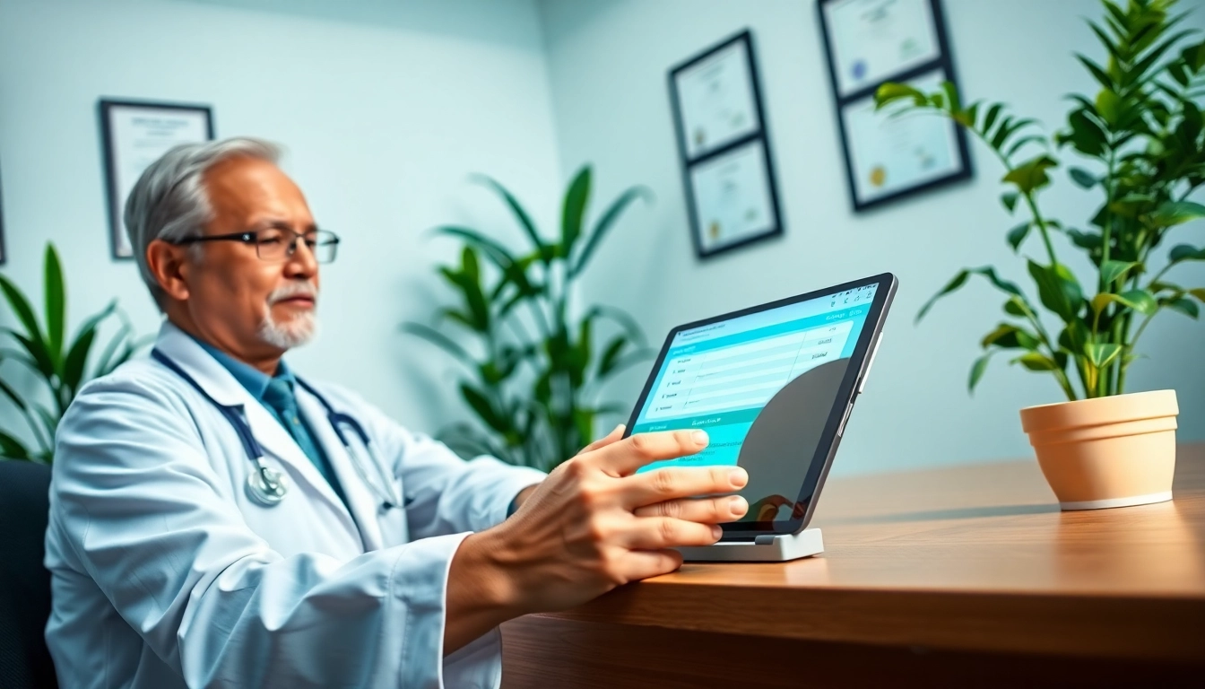 Explore ePrescribing software pricing visually represented in a modern healthcare office.